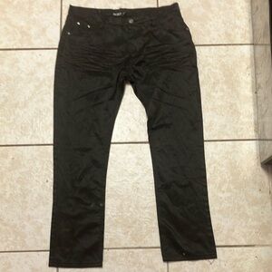 Black Slim Fit Jeans with Matte Finish